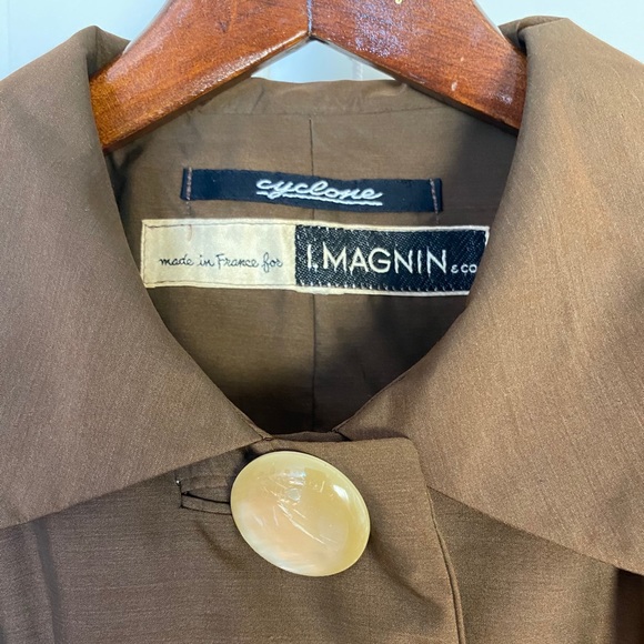 I.Magnin 60’s Vintage Raincoat Perfect France L - Picture 1 of 6